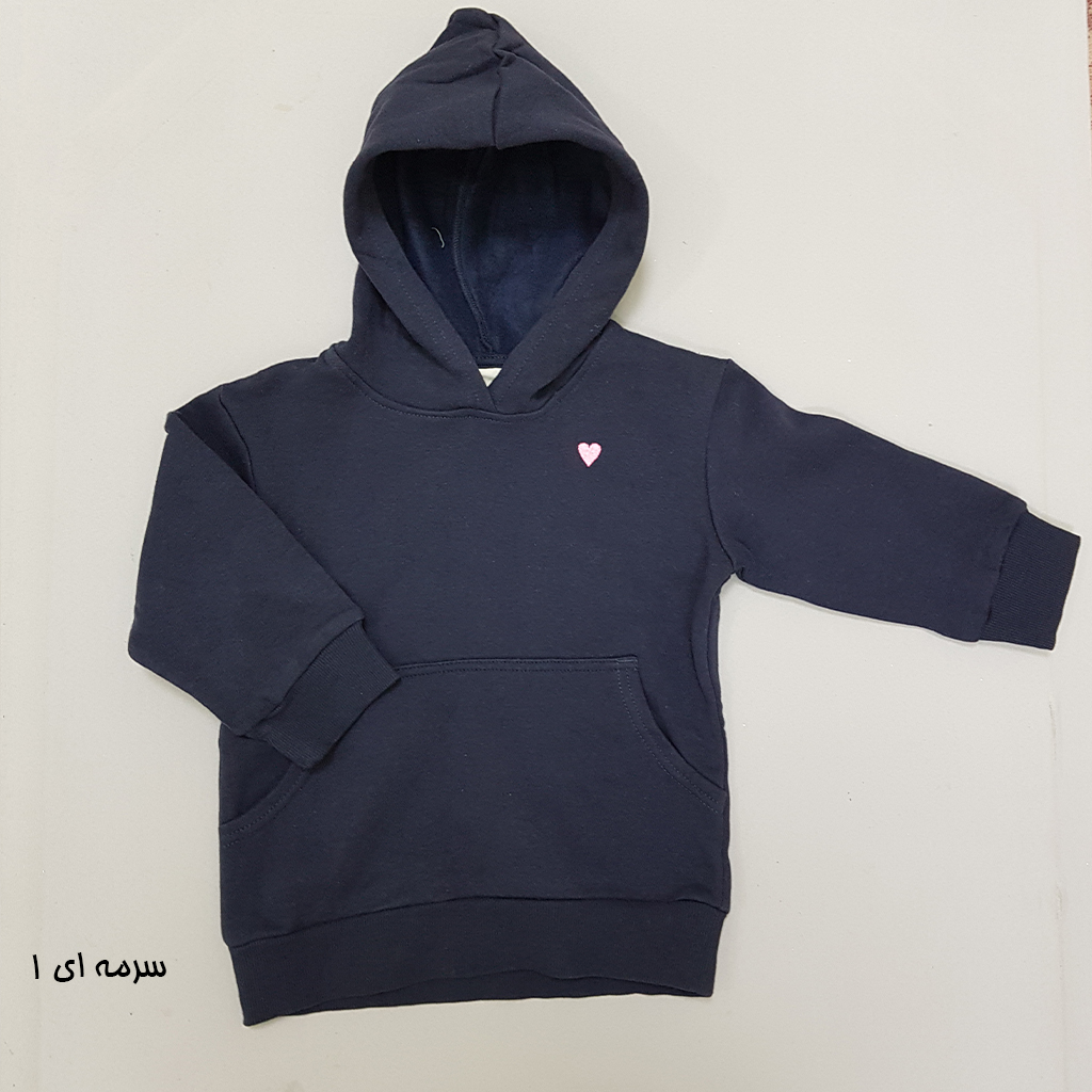 هودی دخترانه 28577 سایز 1.5 تا 12 سال کد 2 مارک H&M