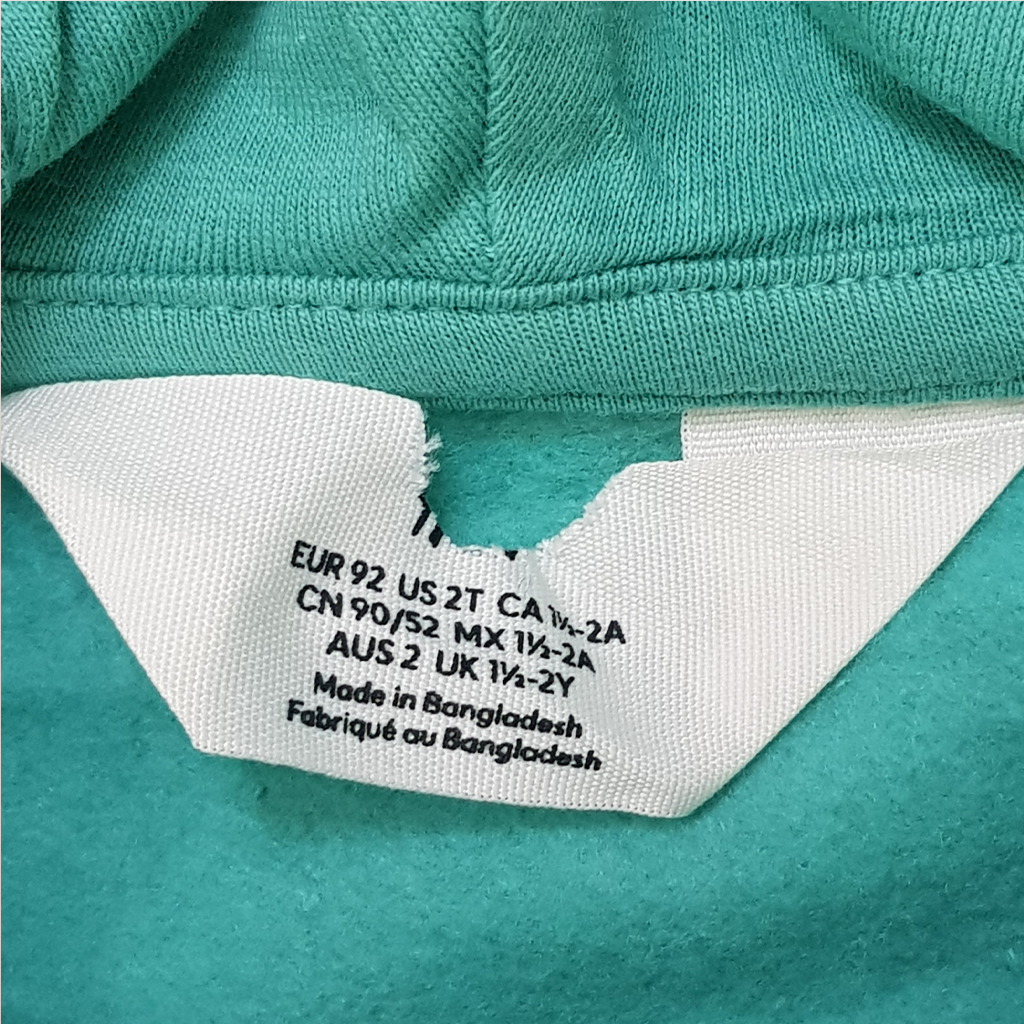 هودی بچگانه 28704 سایز 1.5 تا 10 سال مارک H&M
