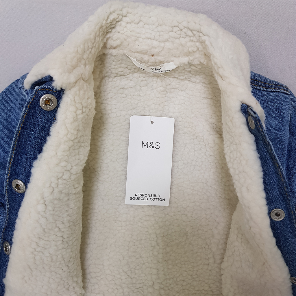 کت جینز دخترانه 28721 سایز 2 تا 7 سال مارک M&S
