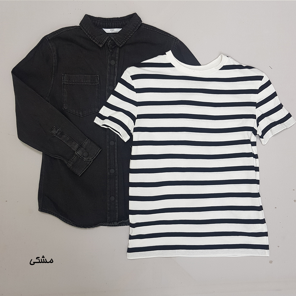 ست دو تکه دخترانه 28728 سایز 6 تا 16 سال کد 1 مارک M&S