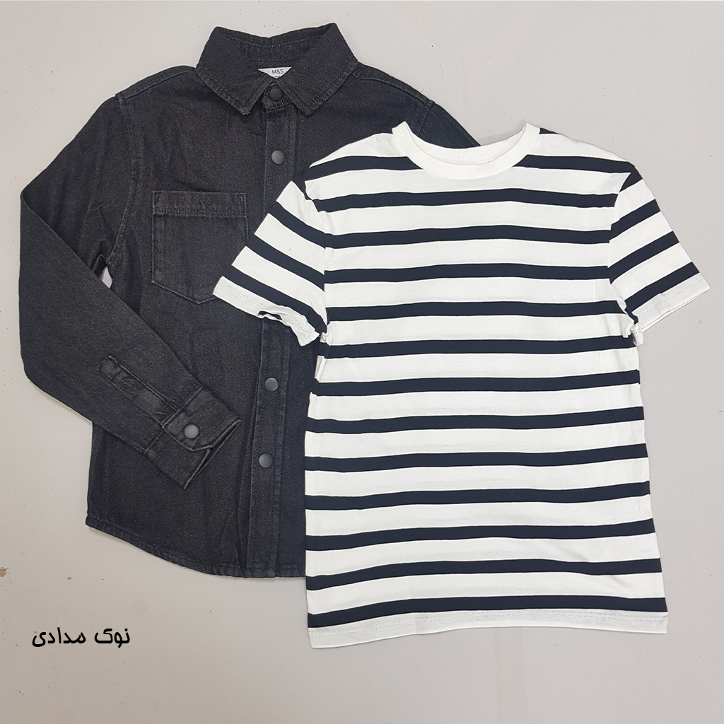 ست دو تکه دخترانه 28728 سایز 6 تا 16 سال کد 1 مارک M&S