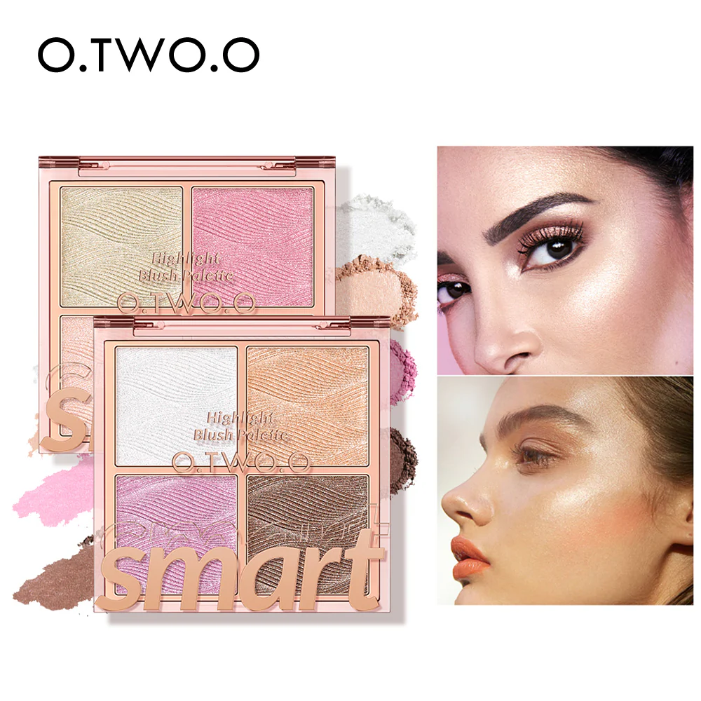 پالت رژگونه هایلایتر برند O.TWO.O کد FFLSC045 (2061)