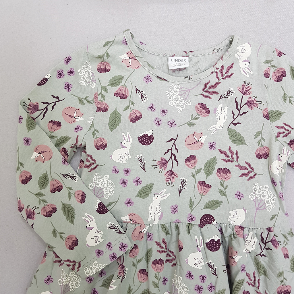 سارافون دخترانه 28782 سایز 1.5 تا 8 سال کد 2 مارک LINDEX