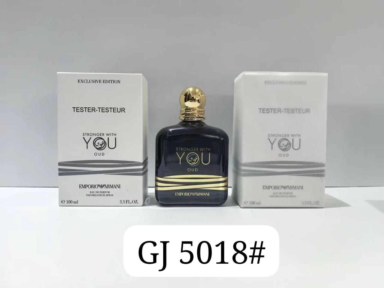ادو پرفیوم مردانه امپوریو آرمانی استرونگر ویت یو عود (Emporio Armani Stronger With You Oud) 100 میلی لیتر  (تستر) کد 2043