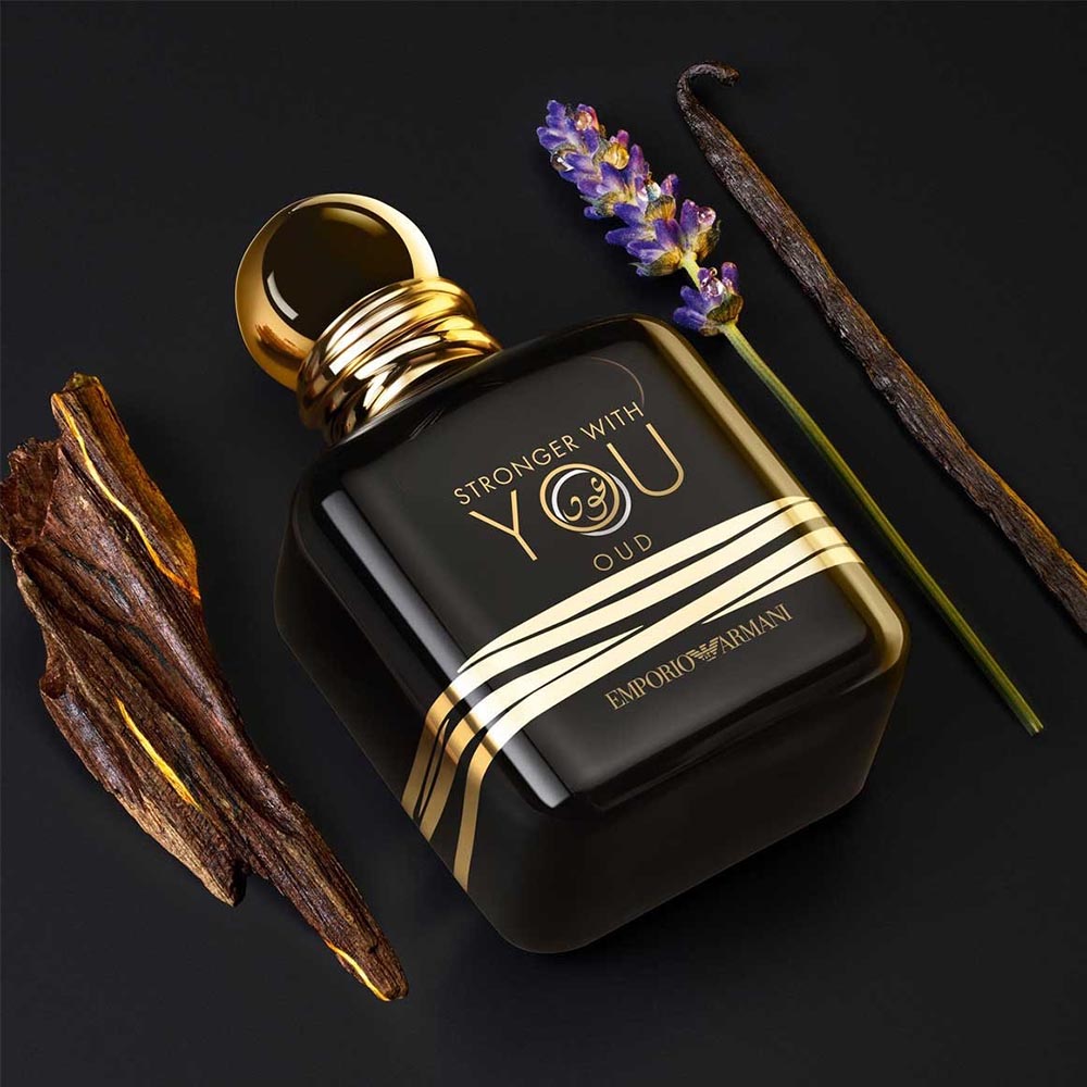 ادو پرفیوم مردانه امپوریو آرمانی استرونگر ویت یو عود (Emporio Armani Stronger With You Oud) 100 میلی لیتر  (تستر) کد 2043