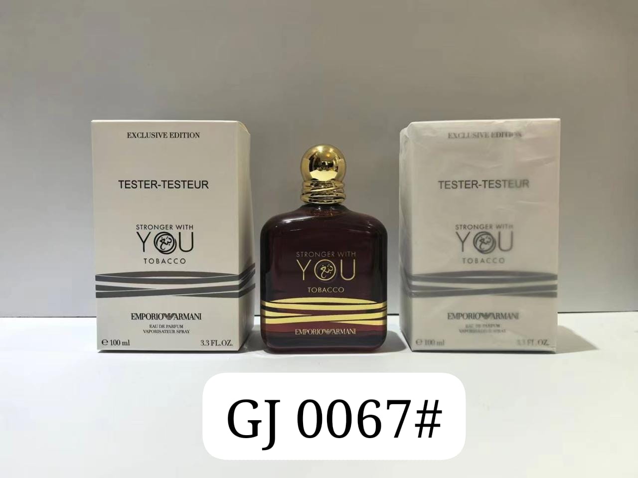 ادو پرفیوم مردانه امپوریو آرمانی استرونگر ویت یو توباکو (Emporio Armani Stronger With You Tobacco) (تستر) کد 2048