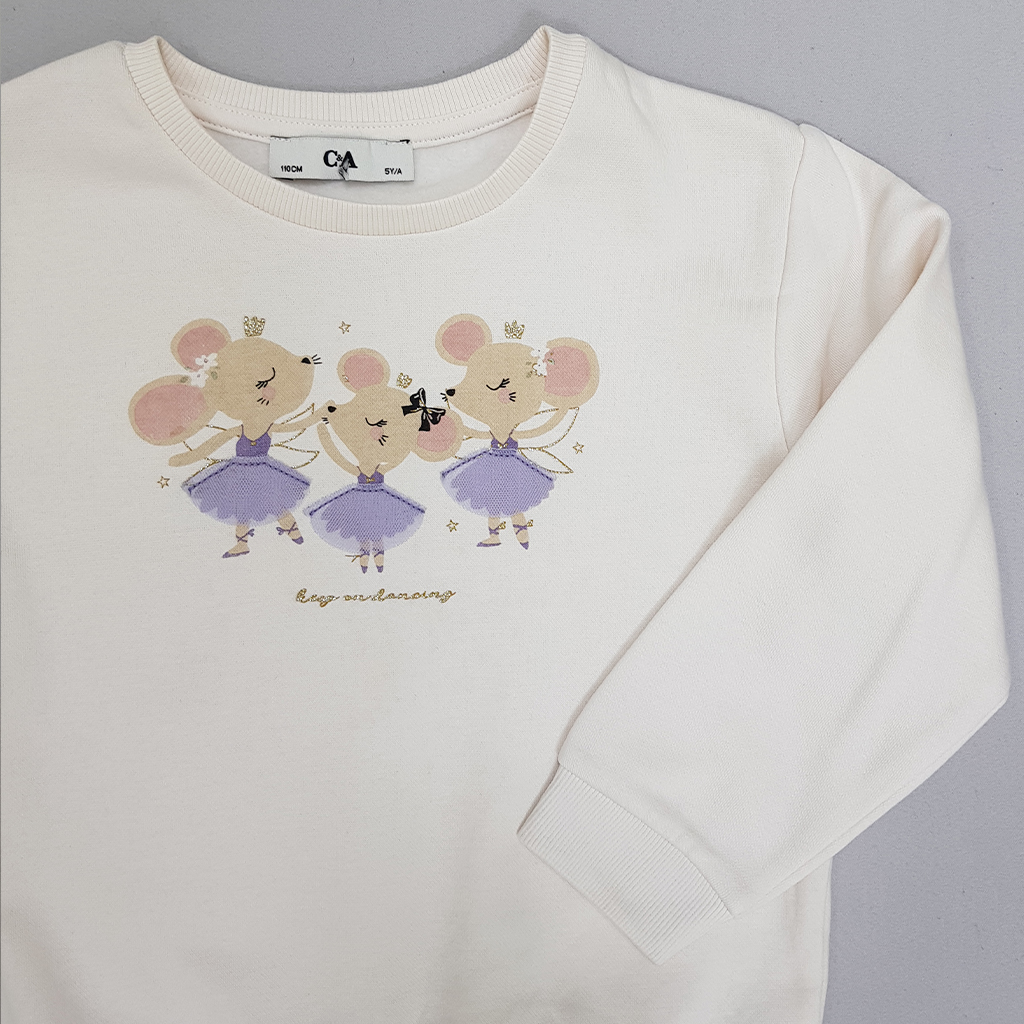 پلیور دخترانه 28864 سایز 2 تا 10 سال مارک C&A