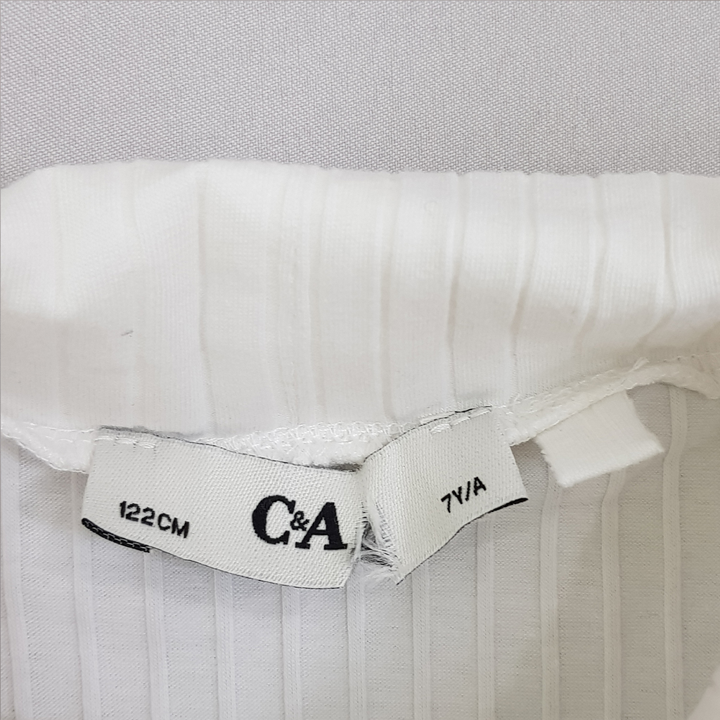 بلوز یقه اسکی دخترانه 28774 سایز 7 تا 14 سال مارک C&A