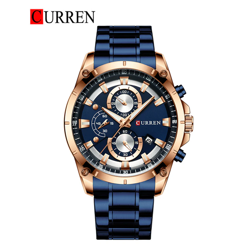ساعت مچی مردانه مدل کرنوگراف برند 8360 CURREN  کد 2156