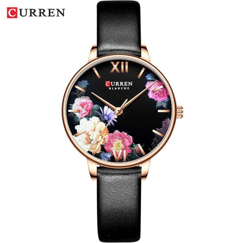 ساعت مچی زنانه برند CURREN 9060 کد 2161