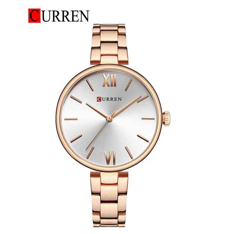 ساعت مچی زنانه برند CURREN 9017 کد 2165