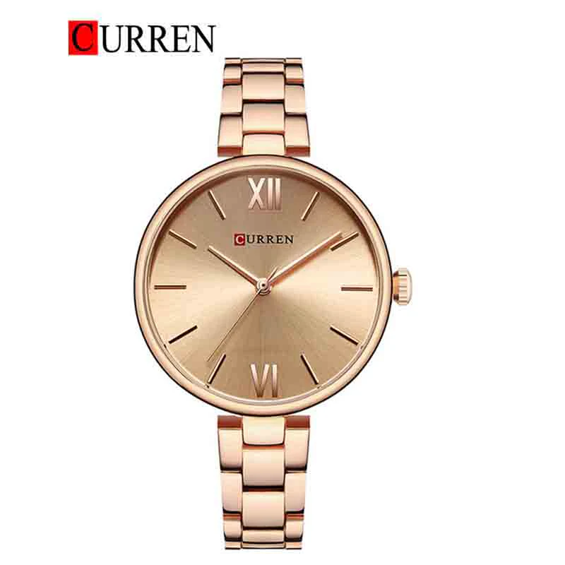 ساعت مچی زنانه برند CURREN 9017 کد 2165