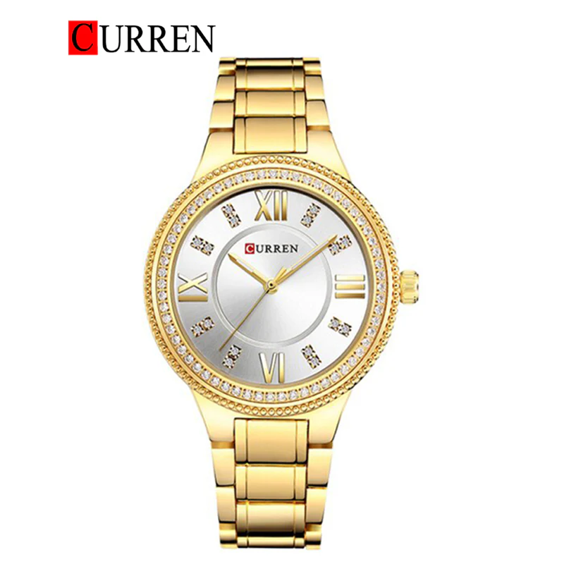 ساعت مچی زنانه برند CURREN 9004 کد 2170