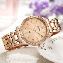 ساعت مچی زنانه برند CURREN 9010 کد 2171