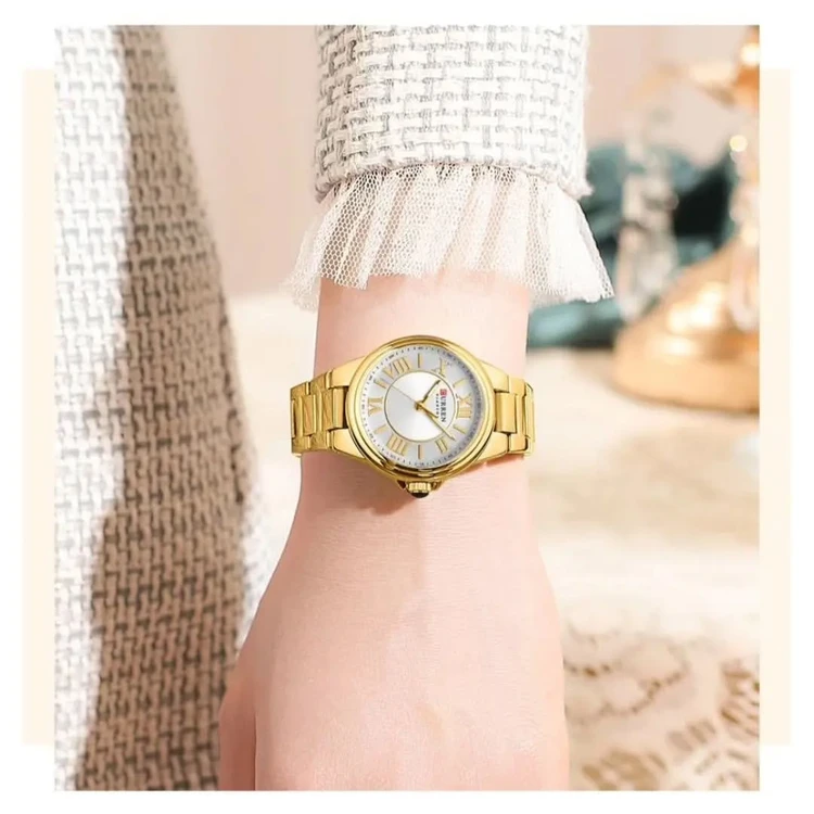ساعت مچی زنانه برند CURREN 9091 کد 2190