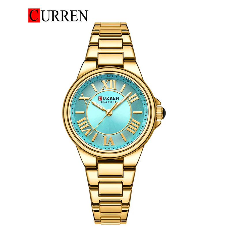 ساعت مچی زنانه برند CURREN 9091 کد 2190