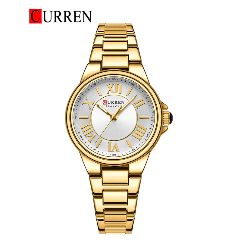 ساعت مچی زنانه برند CURREN 9091 کد 2190