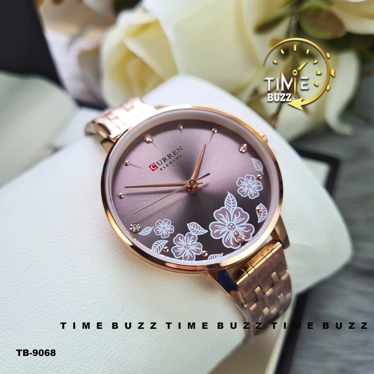 ساعت مچی زنانه برند CURREN 9068  کد2191
