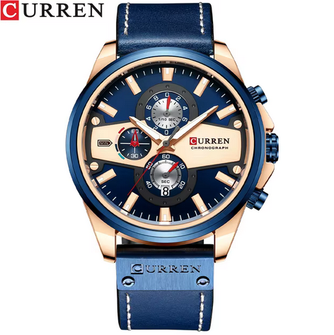ساعت مچی مردانه برند CURREN 8394 کد 2284