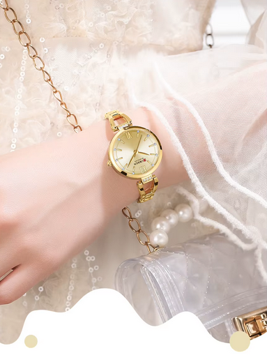 ساعت مچی زنانه برند CURREN 9092 کد 2297