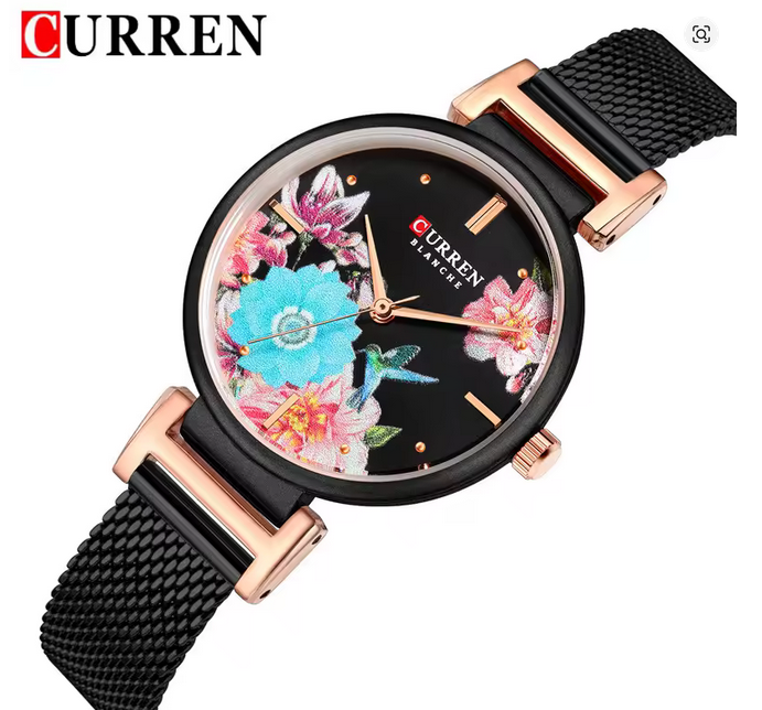 ساعت مچی زنانه برند CURREN 9053 کد 2300