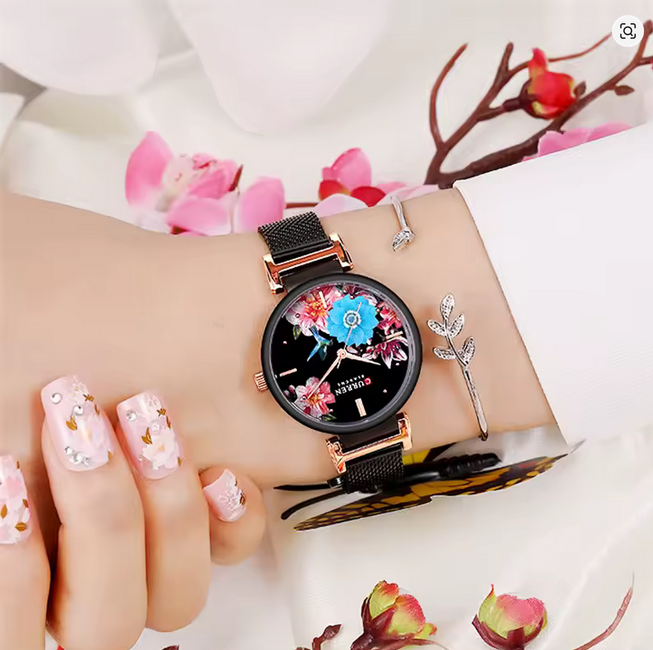 ساعت مچی زنانه برند CURREN 9053 کد 2300