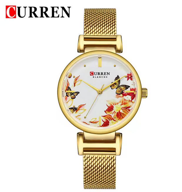 ساعت مچی زنانه برند CURREN 9053 کد 2300