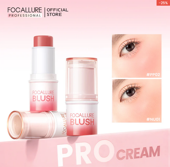 رژ گونه کرمی برند FOCALLURE کد (2309) FA-F42