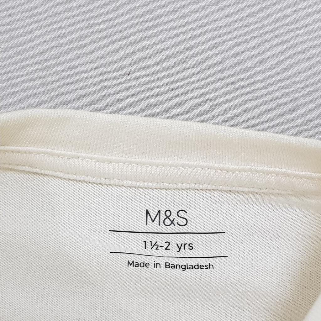 بلوز پسرانه 28748 سایز 1.5 تا 8 سال کد 1 مارک M&S