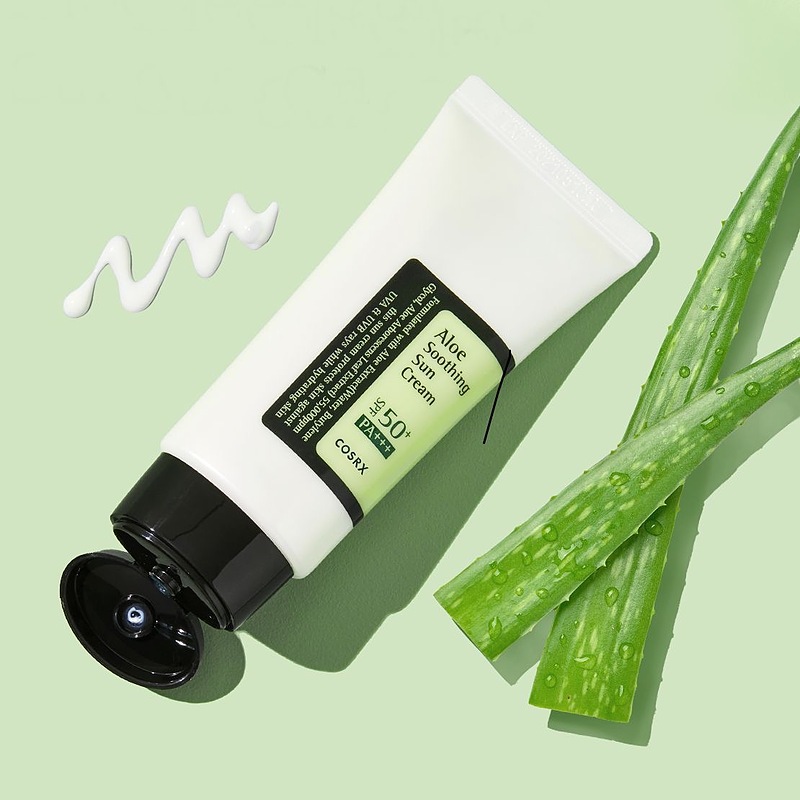 ضد آفتاب آلوئه ورا کوزارکس COSRX Aloe Soothing Sun Cream SPF50 (50 میل) کد 2235