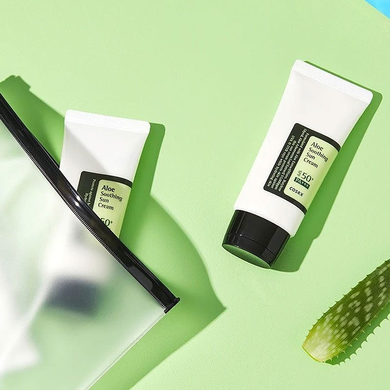 ضد آفتاب آلوئه ورا کوزارکس COSRX Aloe Soothing Sun Cream SPF50 (50 میل) کد 2235