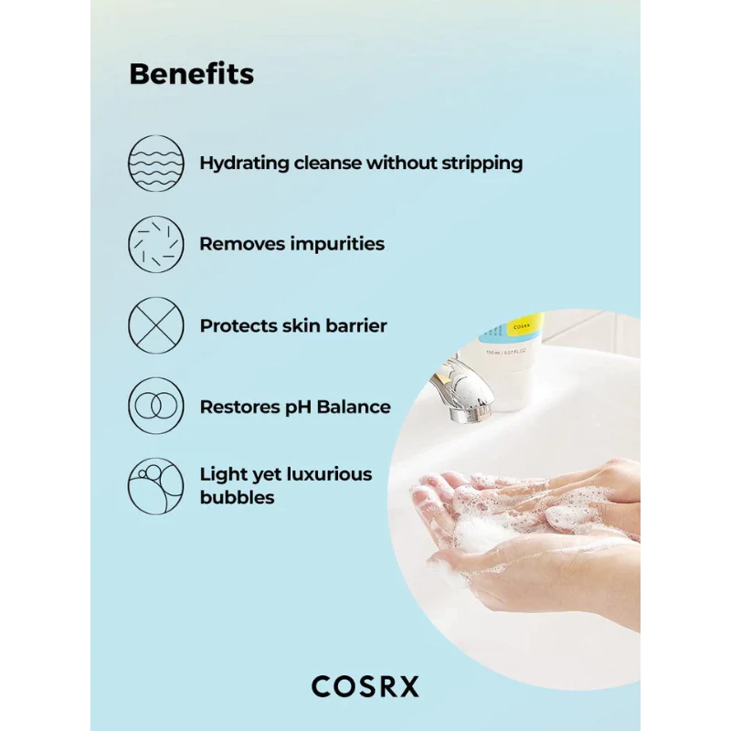 فوم شوینده صبحگاهی  COSRX Low pH Cleanser  (150میل) کد 2236