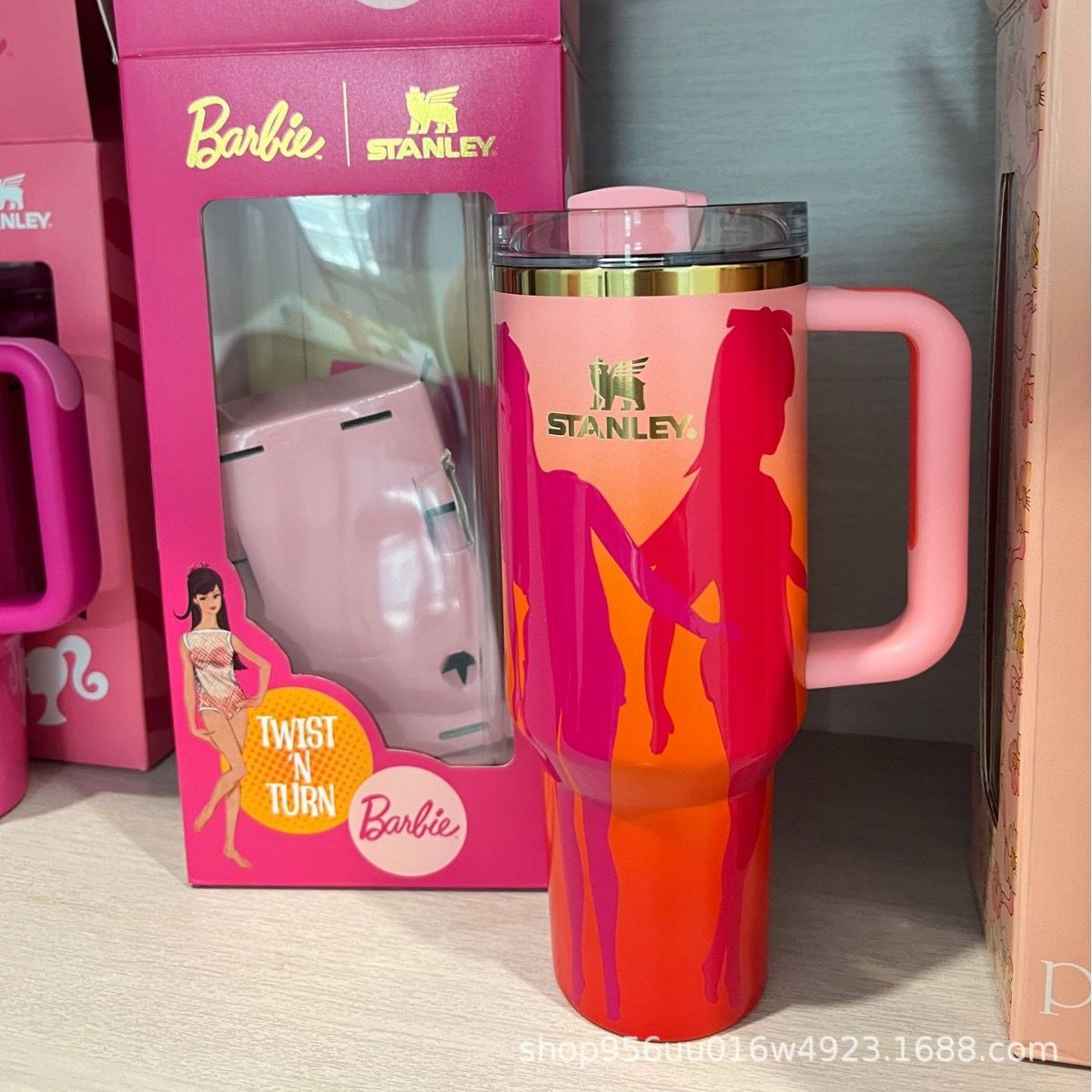 تامبلر استنلی طرح باربی (Stanley Barbie) کد 2247