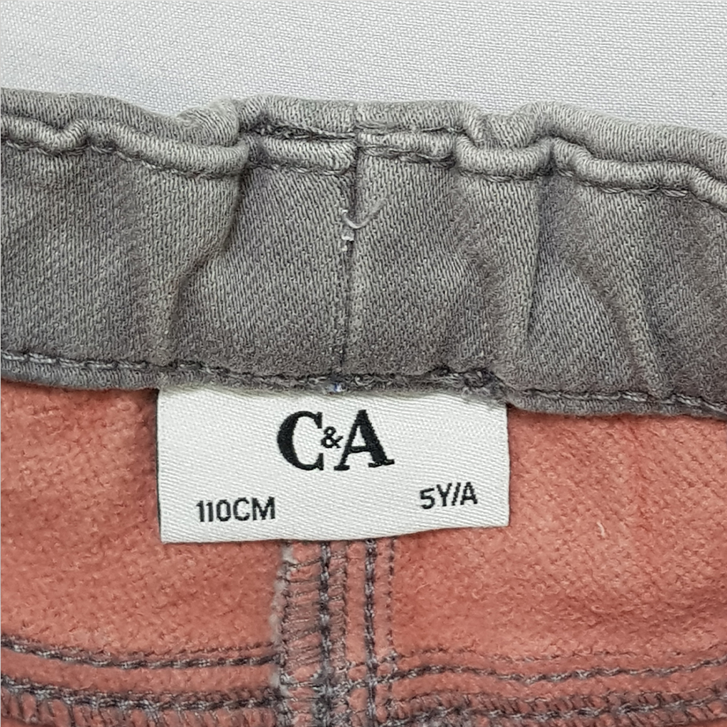 شلوار جینز دخترانه 28722 سایز 2 تا 10 سال مارک C&A   *