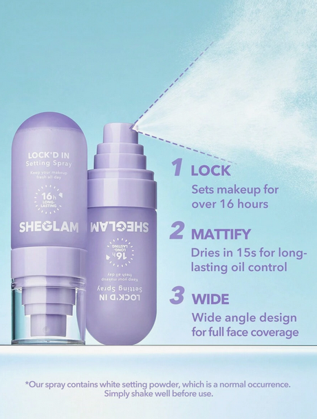 اسپری فیکس مات کننده شیگلم SHEGLAM کد 2345