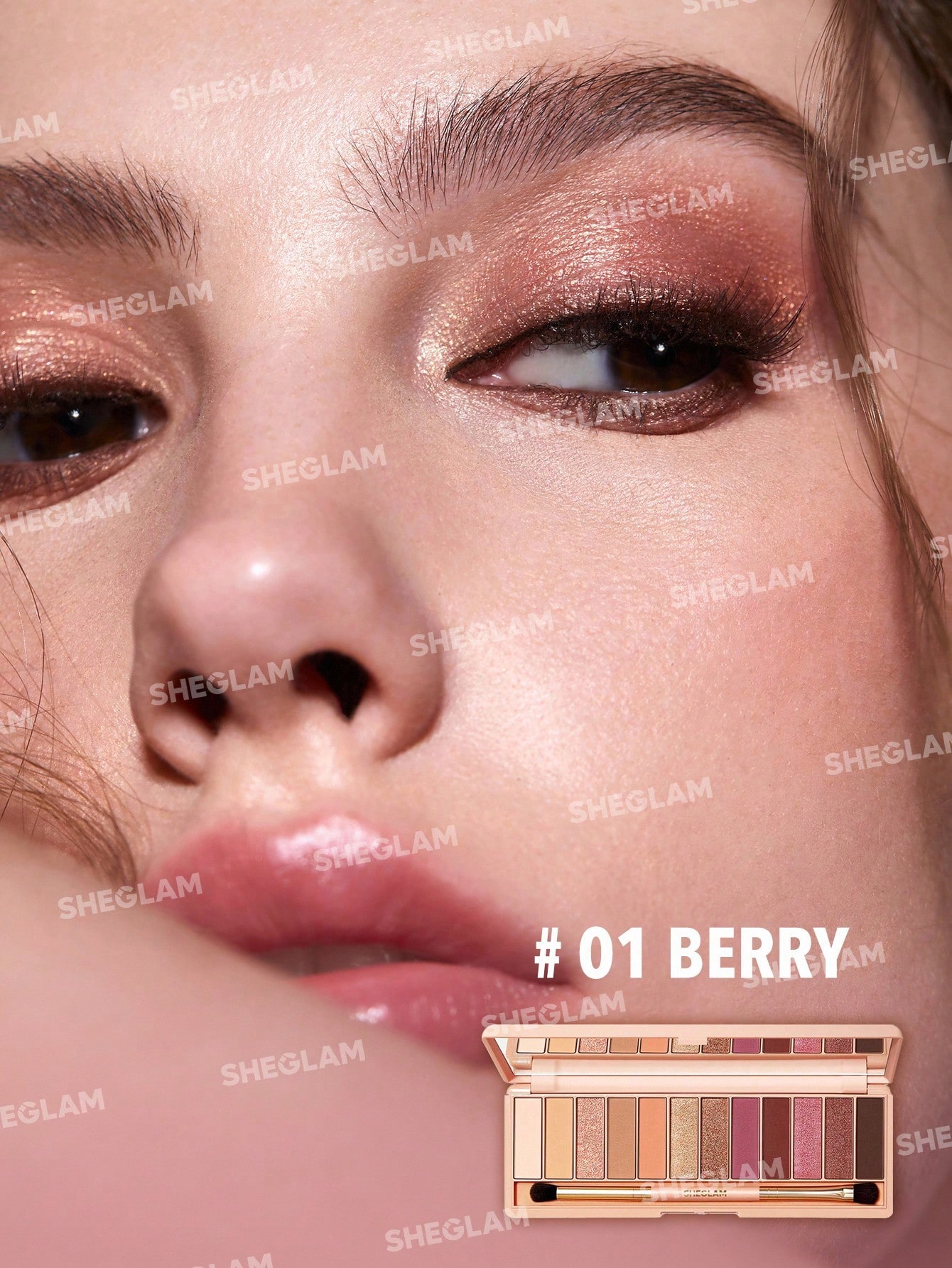 پالت سایه 12 رنگ شیگلم مدل Berry کد 2733
