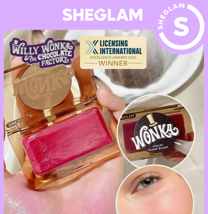 رژگونه ویلی ونکا ویولت شییگلم Sheglam مدل Violet Flussh کد 2596