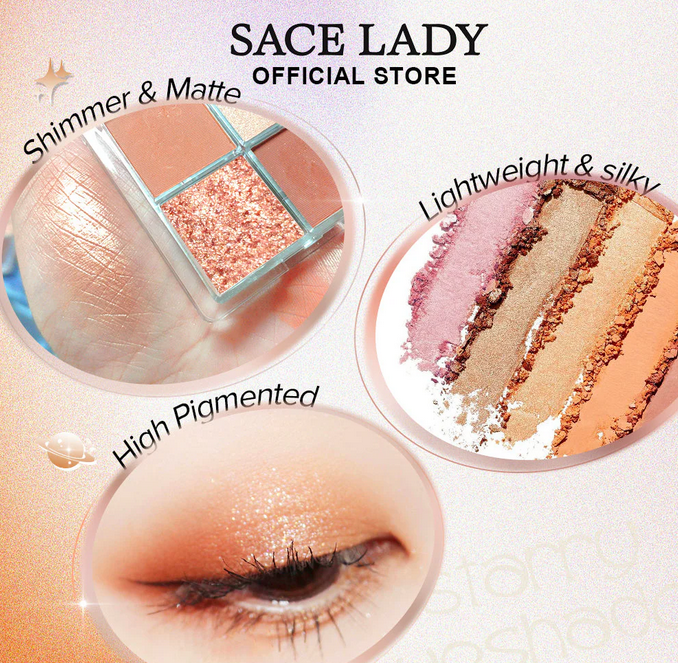 پالت سایه چشم سه در یک برند SACE LADY کد SL358 (2743)