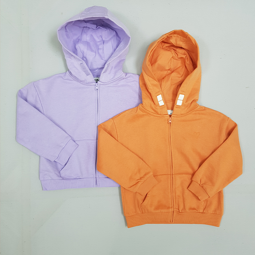 سویشرت توپنبه ای دخترانه 28853 سایز 3 تا 10 سال مارک C&A   *