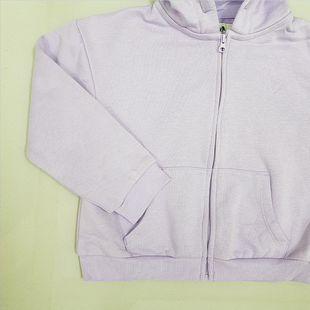 سویشرت توپنبه ای دخترانه 28853 سایز 3 تا 10 سال مارک C&A   *