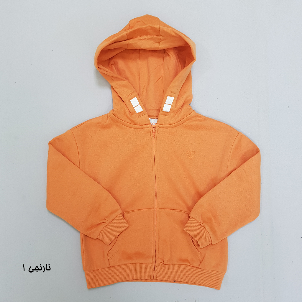 سویشرت توپنبه ای دخترانه 28853 سایز 3 تا 10 سال مارک C&A   *