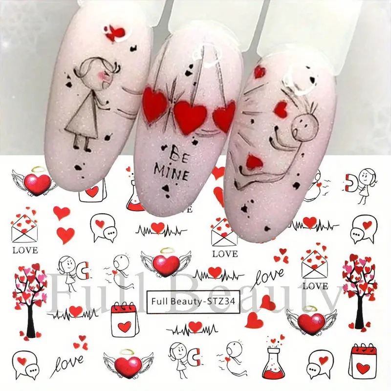 برچسب ناخن  دخترانه کد 2494