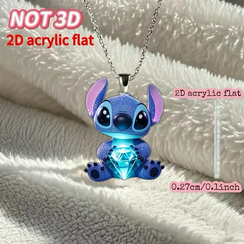 گردنبند طرح استیچ (Stitch) کد 2516 (52-6-11)