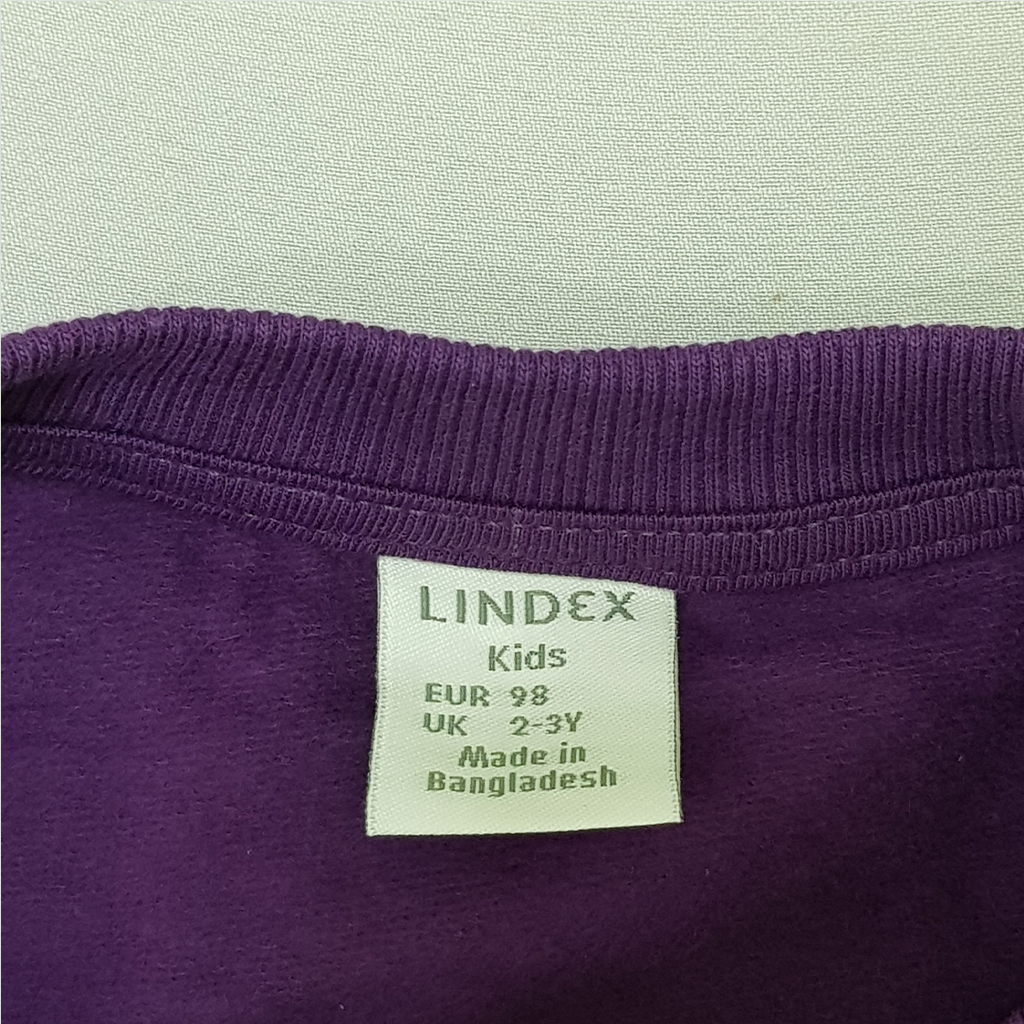 ست پلیور شلوار توپنبه ای دخترانه 28799 سایز 1.5 تا 8 سال مارک LINDEX   *