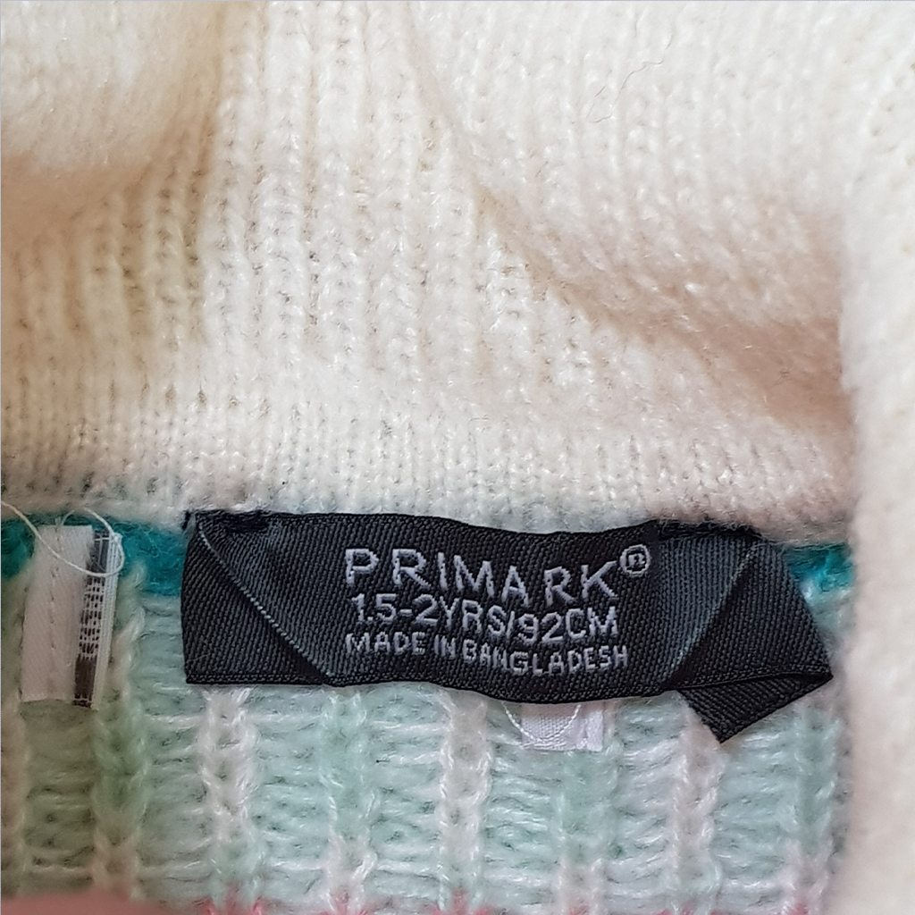 بافت دخترانه 28894 سایز 1.5 تا 8 سال مارک PRIMARK   *