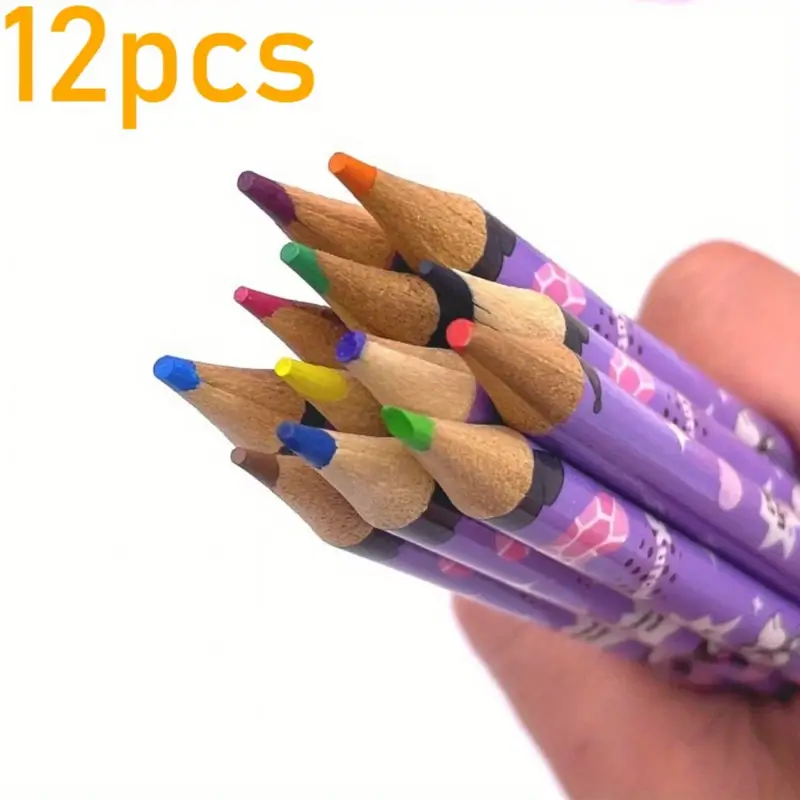 بسته 12تایی مداد رنگی  طرح کرومی برند (Sanrio) کد 2560