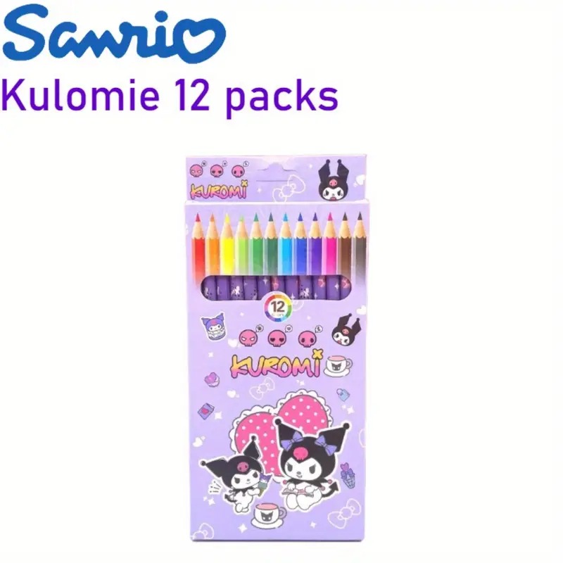 بسته 12تایی مداد رنگی  طرح کرومی برند (Sanrio) کد 2560