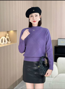 بافت یقه سه سانتی زنانه کد 418166