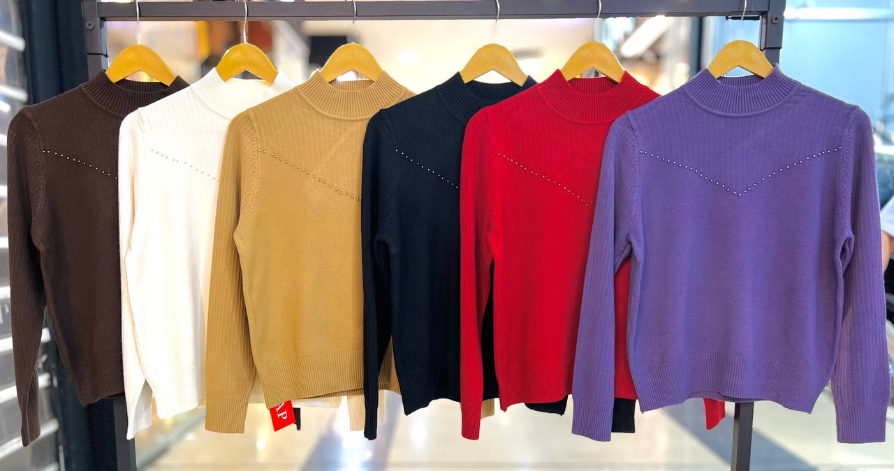 بافت یقه سه سانتی زنانه کد 418170