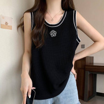 تاپ بافت پارچه سوزنی زنانه کد 418189